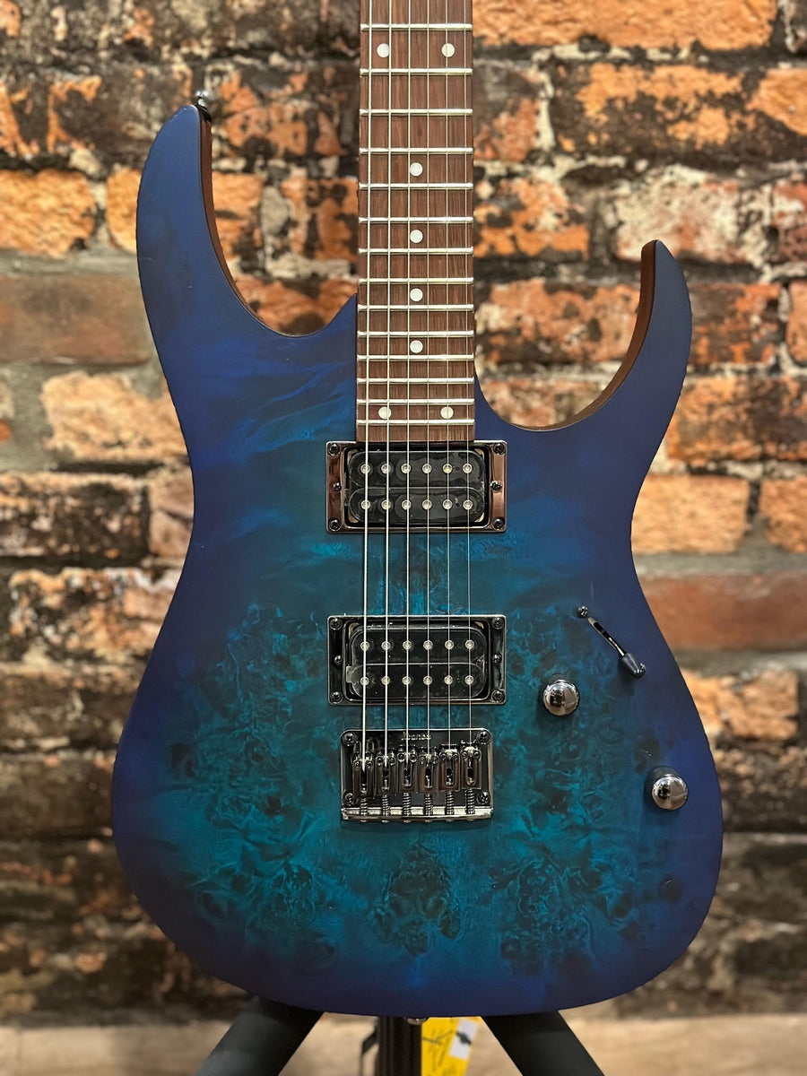 Ibanez Standard RG421PB Electric Guitar - Sapphire Blue Flat (MANUFACT –  Ground Zero Guitars