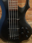 ESP LTD F-205 Bass Guitar - Black Satin