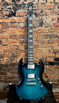 Epiphone SG Prophecy Electric Guitar Blue Tiger Aged Gloss USED