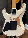 Charvel Pro-Mod Relic San Dimas Style 1 HH FR PF Electric Guitar - Weathered White