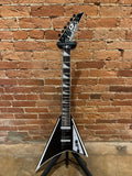 Jackson Rhoads JS32 Electric Guitar - Black with White Bevels (Manufacturers Refurbished/Used)