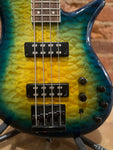 Jackson X Series Spectra Bass SBXQ IV - Amber Blue Burst (Manufacturers Refurbished/Used)