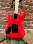 Kramer Baretta Electric Guitar - Warning Tape on White Red with Reverse Headstock (Manufacturers Refurbished/Used)