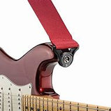 D'Addario 2" Auto Lock Polypro Guitar Strap - Red