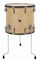 PDP Concept Maple Classic Floor Tom - 16 x 18 inch - Maple with Walnut Hoops