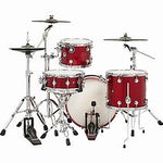 DW DWe 4-piece Drum Kit Bundle - Black Cherry Metallic