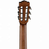 Luna Art Vintage Nylon String Acoustic-electric Guitar - Distressed Brown Burst