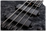 Schecter MVP-C-4 Vincent Price Bass Guitar - Satin Black Reign