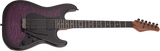 Schecter Traditional Pro Electric Guitar - Satin Trans Purple Burst