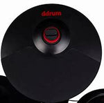 DDRUM DD EFLEX Complete Electronic Drum Set with Mesh Drum Heads -  Black/Red Bundle