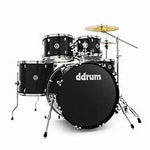 Ddrum D2 5-Piece Complete Drum Kit Midnight Black