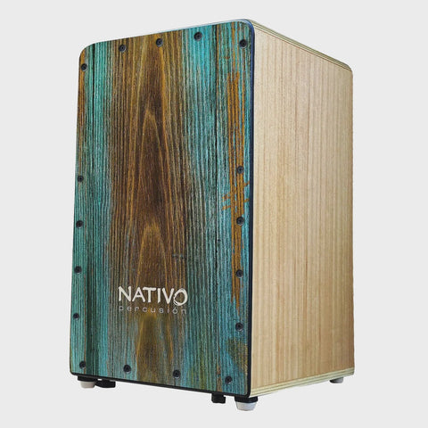 Nativo Percussion Studio Cajon with Adjustable Snare - Syrah