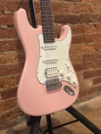 Suhr Select Classic S HSS Guitar, Roasted Flamed Neck, Rosewood - Shell Pink