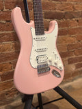 Suhr Select Classic S HSS Guitar, Roasted Flamed Neck, Rosewood - Shell Pink