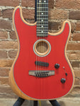 Fender American Acoustasonic Stratocaster Acoustic-electric Guitar - Dakota Red (Manufacturers Refurbished/Used)