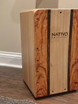 Nativo Percussion Inicia Series Cajon with Adjustable Snare - Macchiato