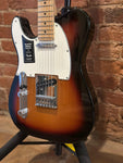 Fender Player Telecaster Electric Guitar - 3 Tone Sunburst with Maple Fingerboard Left handed (Manufacturers Refurbished/Used)