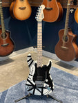 EVH Striped Series - White w/ Black Stripes  (Manufacturers Refurbished/Used)