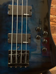 Jackson JS Series Kelly Bird JS3Q Bass Transparent Blue (Manufacturers Refurbished/Used)Burst