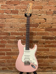 Suhr Select Classic S HSS Guitar, Roasted Flamed Neck, Rosewood - Shell Pink