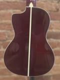 Luna Flora Concert Ukulele - Transparent Merlot