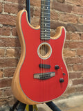 Fender American Acoustasonic Stratocaster Acoustic-electric Guitar - Dakota Red (Manufacturers Refurbished/Used)