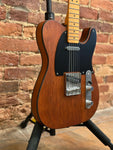 Squier 40th Anniversary Telecaster Electric Guitar, Vintage Edition - Satin Mocha with Maple Fingerboard (Manufacturers Refurbished/Used)