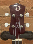 Luna Flora Concert Ukulele - Transparent Merlot