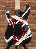 EVH Striped Series Circles Electric Guitar - Crop Circles