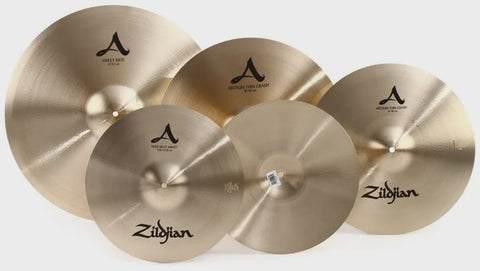 Zildjian A Sweet Ride Cymbal Set - 14/16/21-inch - with Free 18-inch Medium Thin Crash
