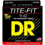DR Strings LT-9 Tite-Fit Compression Wound Electric Guitar Strings - .009-.042