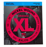 D'Addario EXL170 Nickel Wound Bass Guitar Strings - .045-.100 Regular Light Long Scale