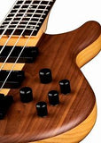 Dean Edge Pro Select 5 Bass Guitar, Walnut Satin
