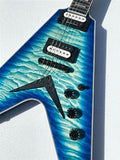 Dean V Select Quilt Top Electric Guitar Ocean Burst