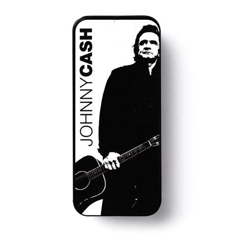 Dunlop Johnny Cash Silver Memphis Signature Heavy Guitar Pick Tin (6-Pack)