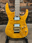 Charvel Pro-Mod DK24 HH FR M QM Electric Guitar Dark Amber