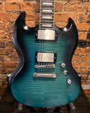 Epiphone SG Prophecy Electric Guitar Blue Tiger Aged Gloss USED