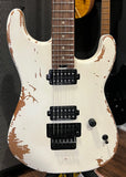 Charvel Pro-Mod Relic San Dimas Style 1 HH FR PF Electric Guitar - Weathered White