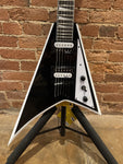 Jackson Rhoads JS32 Electric Guitar - Black with White Bevels (Manufacturers Refurbished/Used)