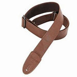 Levy's M7GP Garment Leather Guitar Strap - Brown