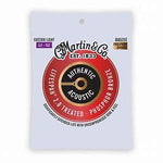 Martin MA535T Authentic Acoustic Lifespan 2.0 Treated 92/8 Phosphor Bronze Guitar Strings - .011-.052 Custom Light