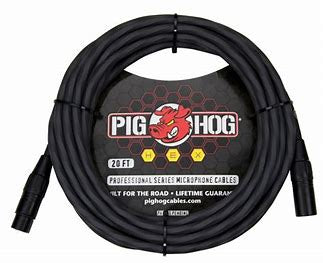 Pig Hog Hex Series Mic Cable 20'-Gray