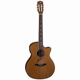 Luna Woodland Cedar Nylon Acoustic-electric Guitar - Satin Natural
