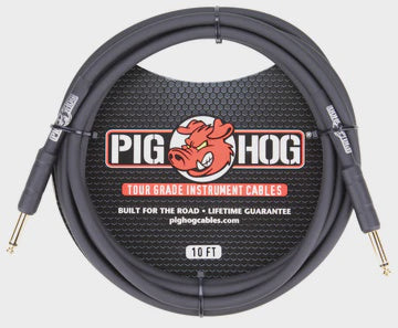 PIG HOG 10FT 1/4" - 1/4" 8MM INST. CABLE