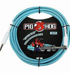 PIG HOG "DAPHNE BLUE" INSTRUMENT CABLE, 20FT Right Angle