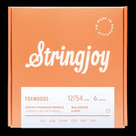 Stringjoy Foxwoods | Light Gauge (12-54) Coated Phosphor Bronze Acoustic Guitar Strings