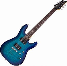 Schecter C-6 Plus Electric Guitar Ocean Blue Burst