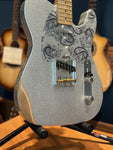 Fender Brad Paisley Road Worn Telecaster - Silver Sparkle with Maple (Manufacturers Refurbished/Used)