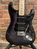 Squier Affinity Series Stratocaster Electric Guitar - Black Burst with Maple Fingerboard (Manufacturers Refurbished/Used)